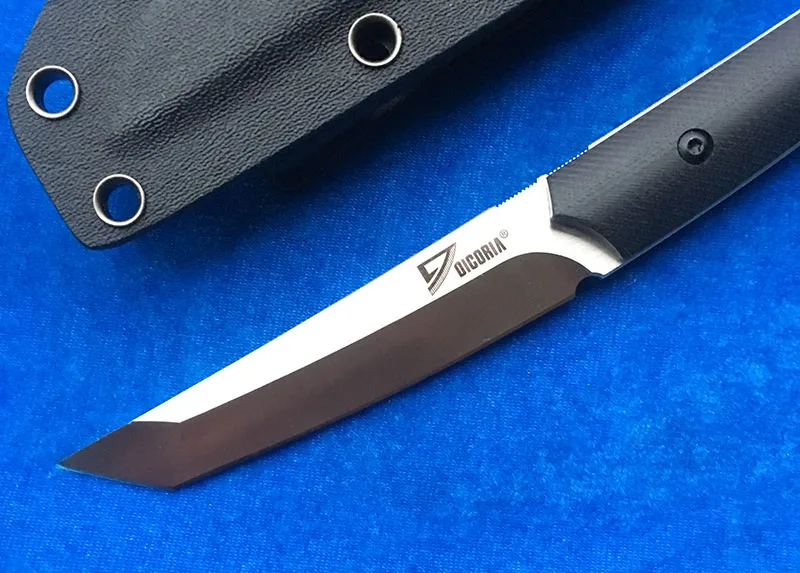 DICORIA Slay VG-10 лезвие G10 ручка фиксированное лезвие Тактический охотничий нож KYDEX оболочка для кемпинга выживания на открытом воздухе EDC ножи инструменты