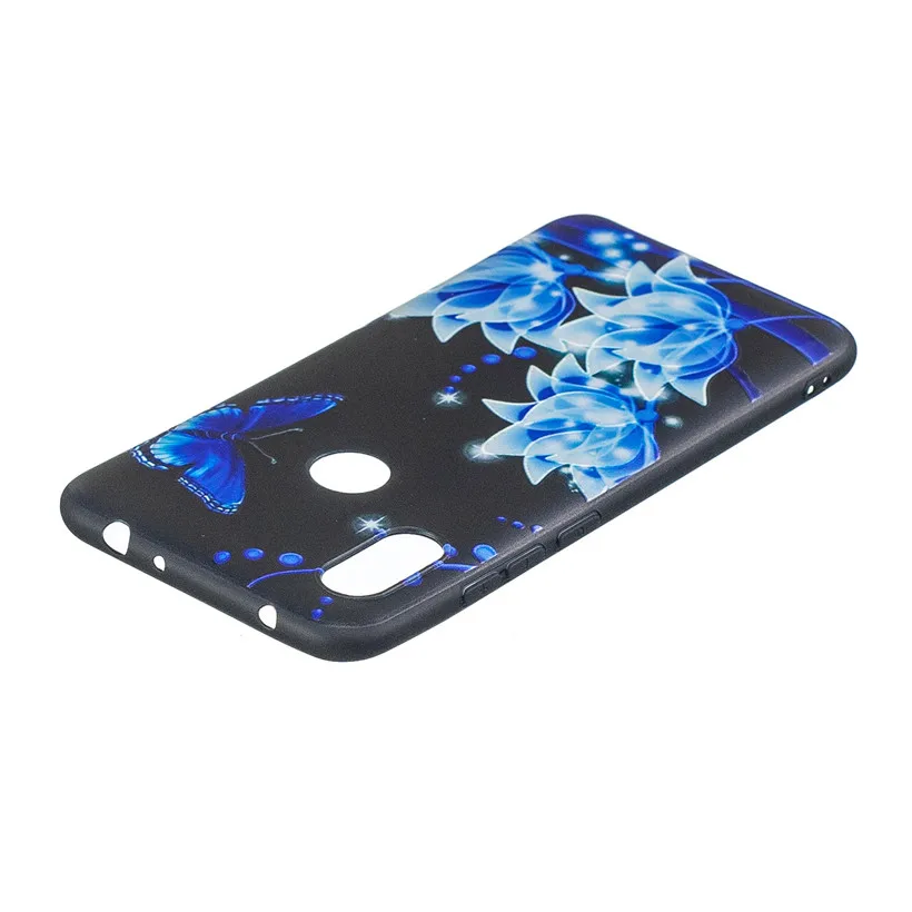 HEMASOLY Case For Xiaomi Redmi Note 6 Soft TPU Silicone Relif Painted Back Cover |