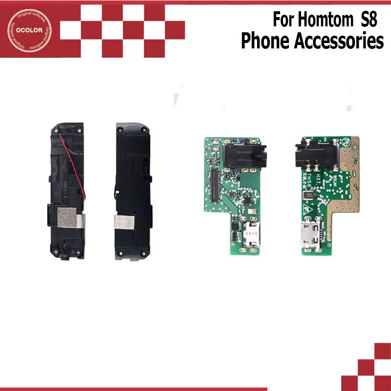 Ocolor для HOMTOM S8 USB вилка плата зарядки с гибким кабелем PCB громкий динамик тест