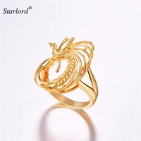 birds of paradise ring for size78 gold color ethnic papua new guineaaustralianindian jewelry unique ring r3254k