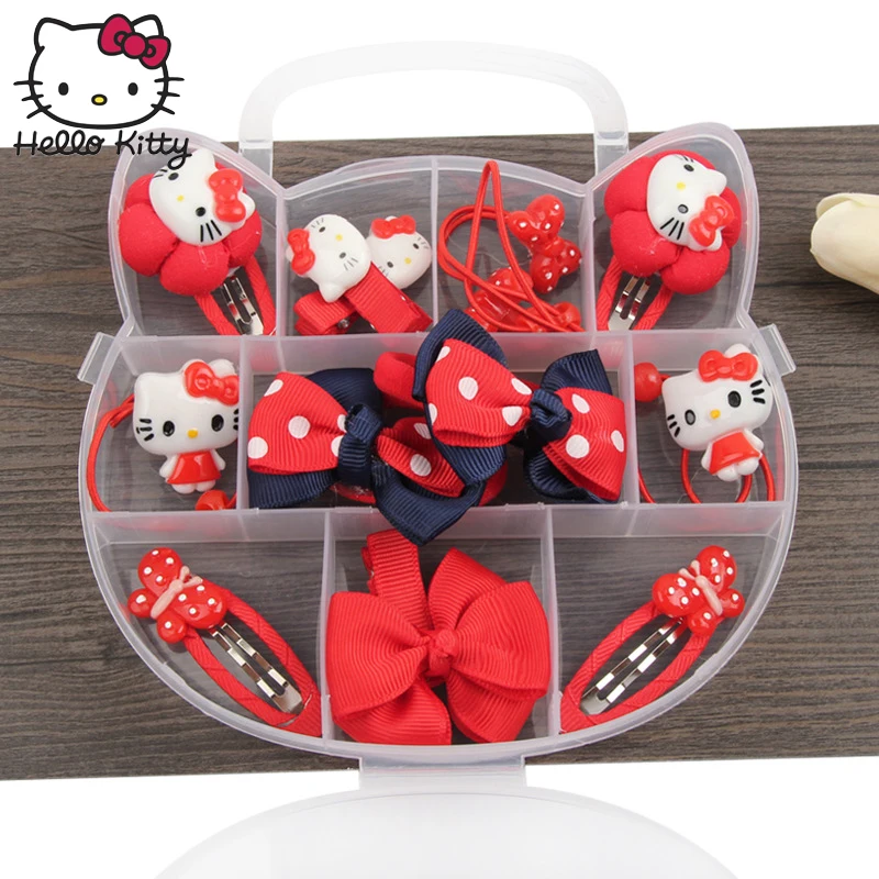 Подарочный набор hello kitty детские шпильки волосы аксессуары для девочек зажимы
