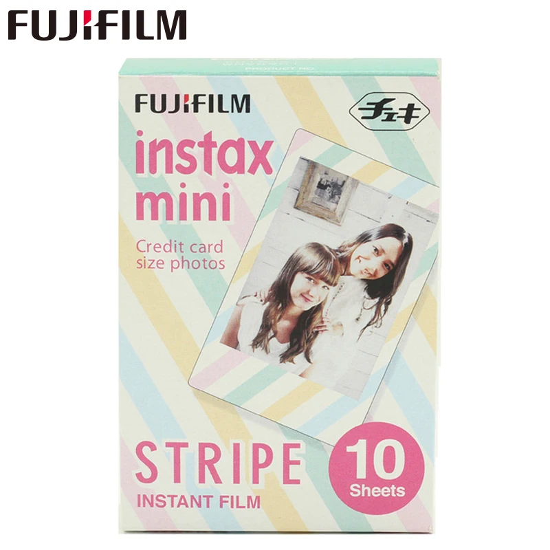 Оригинальная пленка Fujifilm Fuji Instax Mini 8 полоса Цвет принты 10 листов для мини 11 9