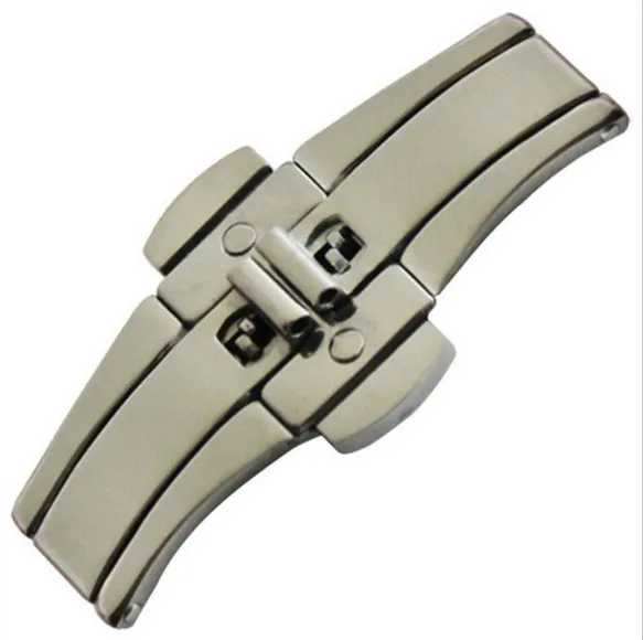 mm em Aço Lote mm 17 18 19 21 23 25 Inoxidável Duplo Impulso Botão Fecho Borboleta Buckle Assista Relógio Fivela Parte 100 Pçs – 15