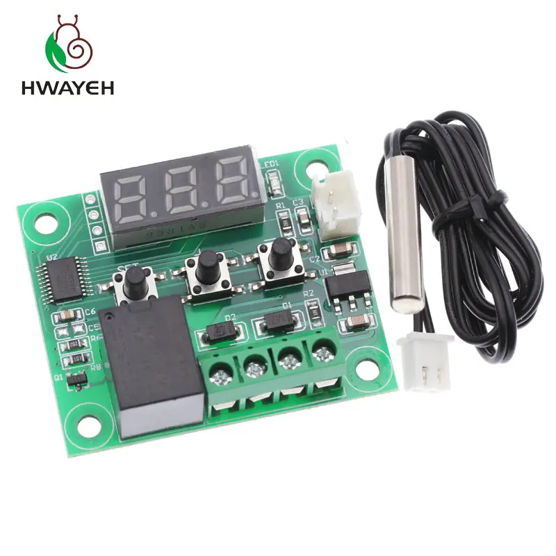 10 шт. W1209 DC 12V Температура отопления охлаждения Термостат Регулятор температуры