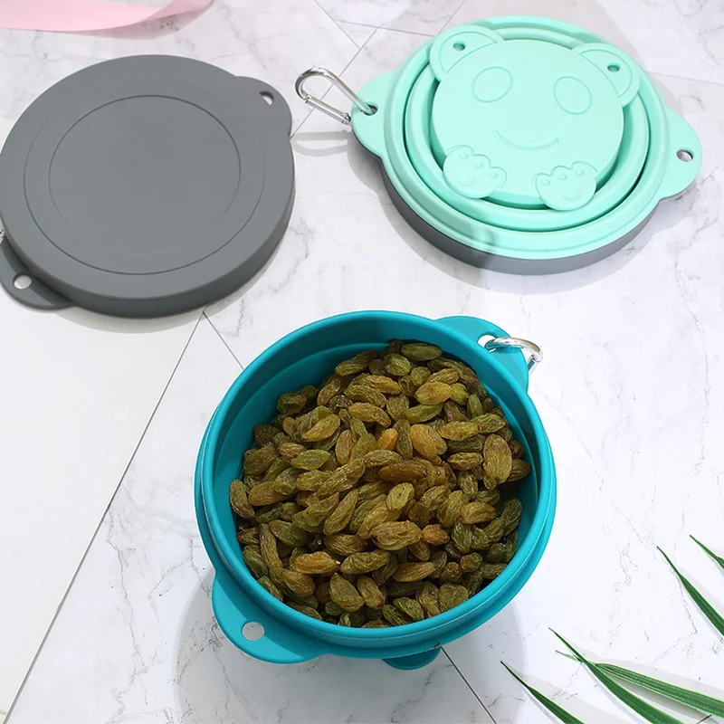 Multi-function Travel Portable Silicone Folding Bowl Anti-fall Outdoor Retractable Picnic Lunch Box Trending Products 2019 | Дом и сад