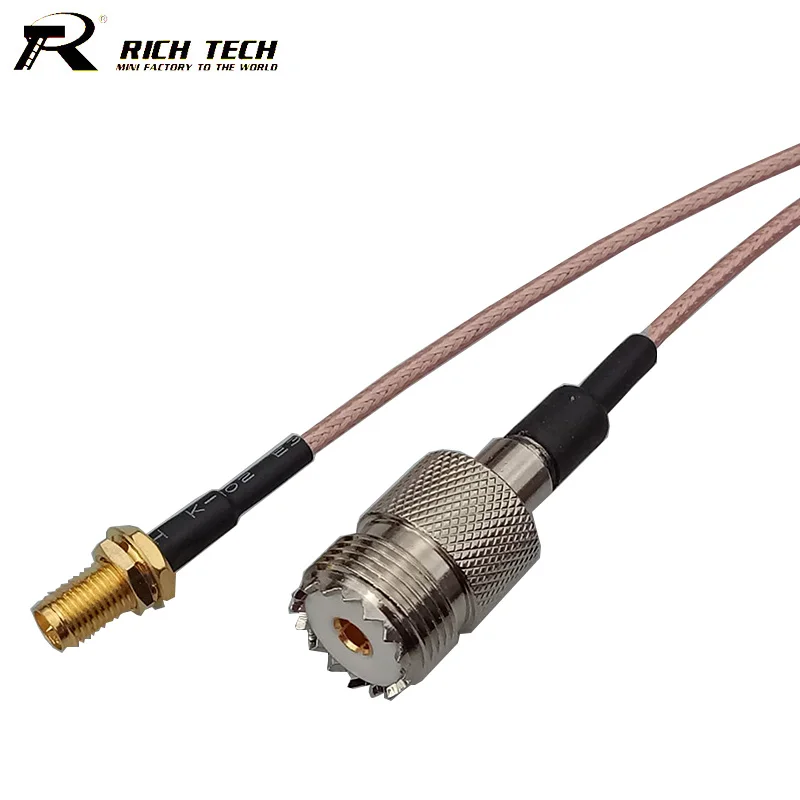 Новые РФ UHF Женский Джек Адаптер RP sma Разъем Пигтейл Коаксиальный Кабель 15 см/50