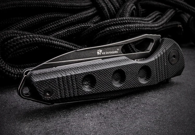 HX DOTDOORS ZD-033 Тактический Открытый складной нож, дикое выживание с EDC нож, пиковая польза нож для кемпинга