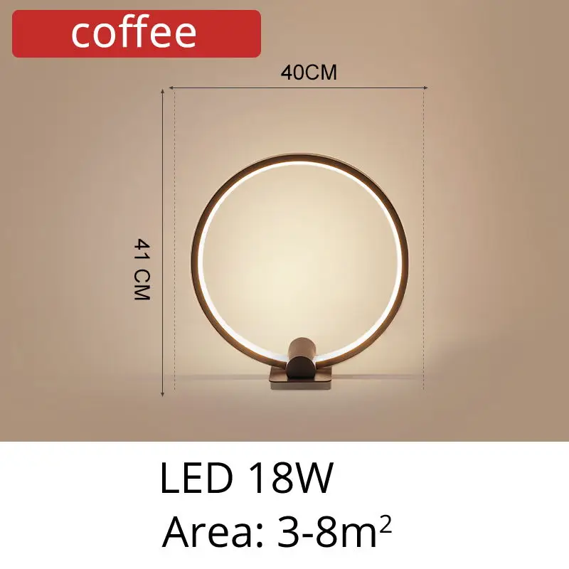 coffee table light40 Современная креативная Настольная лампа белого кофейного цвета, художественная прикроватная настольная лампа, металлическая настольная лампа, освещение для дома и помещений, Luminaria De Mesa - Цвет абажура: coffee table light40
