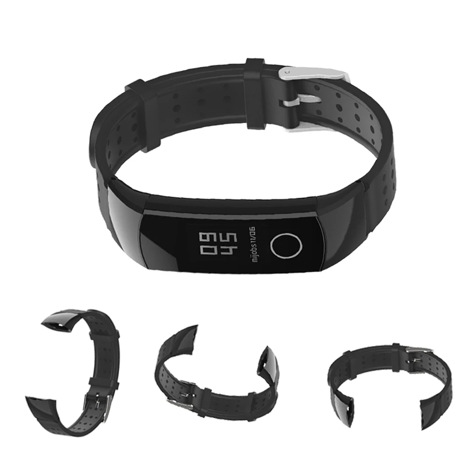 Mijobs силиконовый спортивный ремешок для huawei Honor Band 4 сменный Браслет для Honor Band 4 ремень Смарт-часы аксессуары