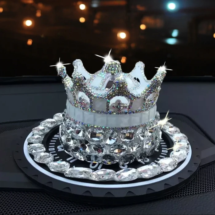 Хрустальная корона для моделирования парфюма сиденья автомобиля роскошный