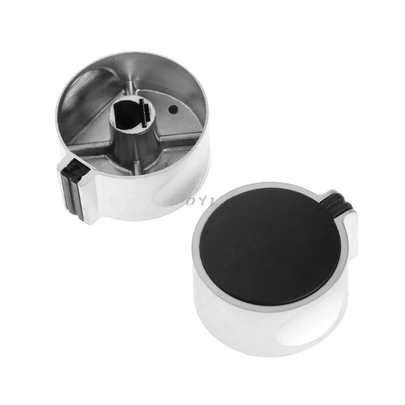 

8mm Hole Metal Gas Stove Cooker Rotary Switch Knobs Universal Replacement 2Pcs