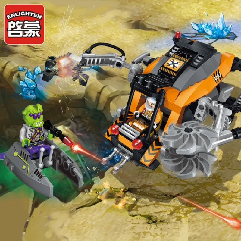 Просветите Космические Приключения 1609 Добычи Корабль Напали 3D Строительные