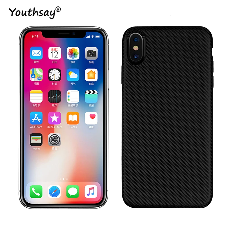 For iPhone XR Case Cover Business Luxury Soft Silicone Back Coque Fundas Phone Apple 9 | Мобильные телефоны и аксессуары