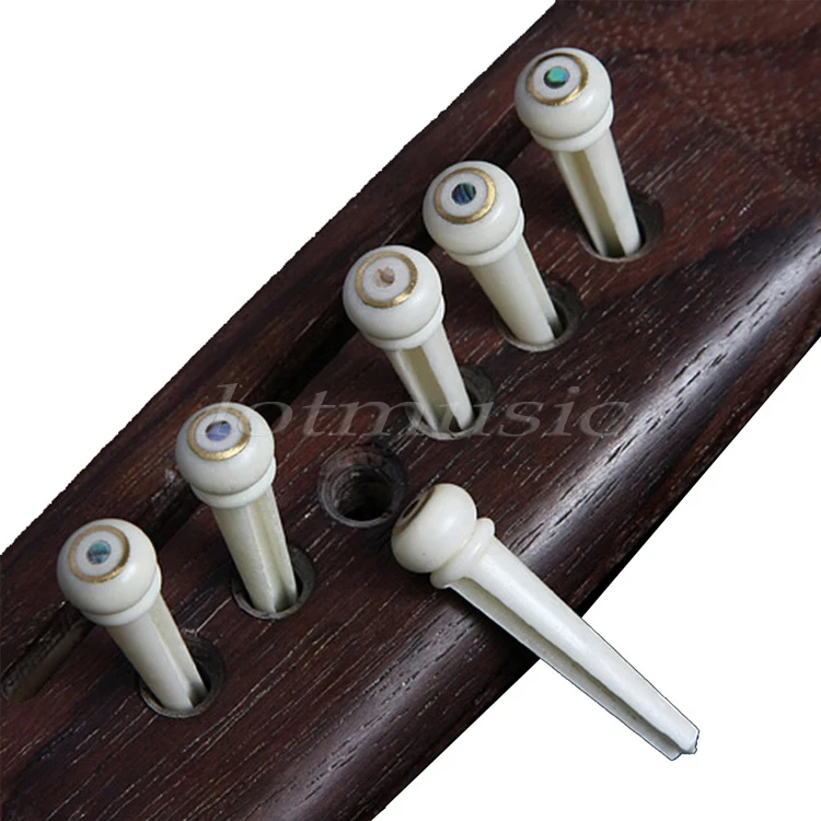 1 комплект Акустических Гитарных штифтов для костного моста седловая гайка |