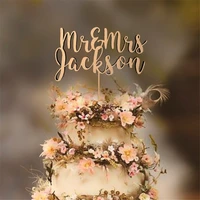 rustic mr mrs wedding cake topper personalized names wedding cake topper custom country wedding decoration