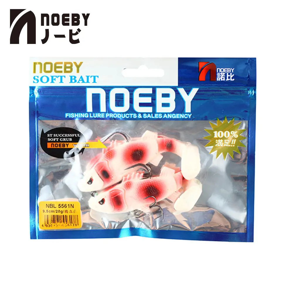 Noeby мягкие рыболовные приманки 5561N 6 5 см/8 г 9 см/20 Один Т хвост искусственная
