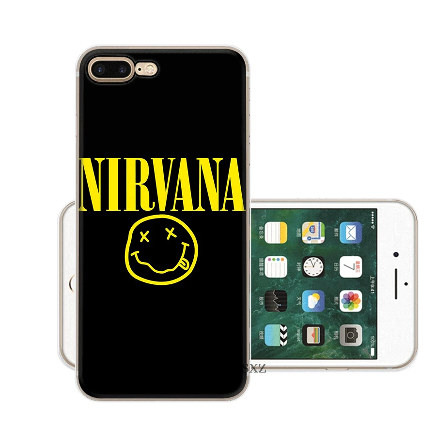 Desxz Kurt Cobain Nirvana Mobile Phone Case for iPhone 6 6s 7 8 Plus 11 Pro X XS Max 5 5s SE Cover Protection |