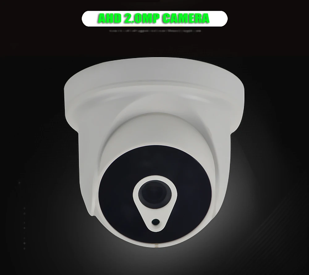 Комплект для видеонаблюдения YiiSPO 8 каналов 5 в 1 1080N DVR 1080P 2 Мп AHD коаксиальных HD