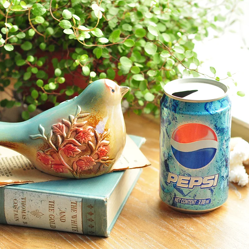 Набор из 2 декоративных керамических цветов многоцветные фигурки птиц животных