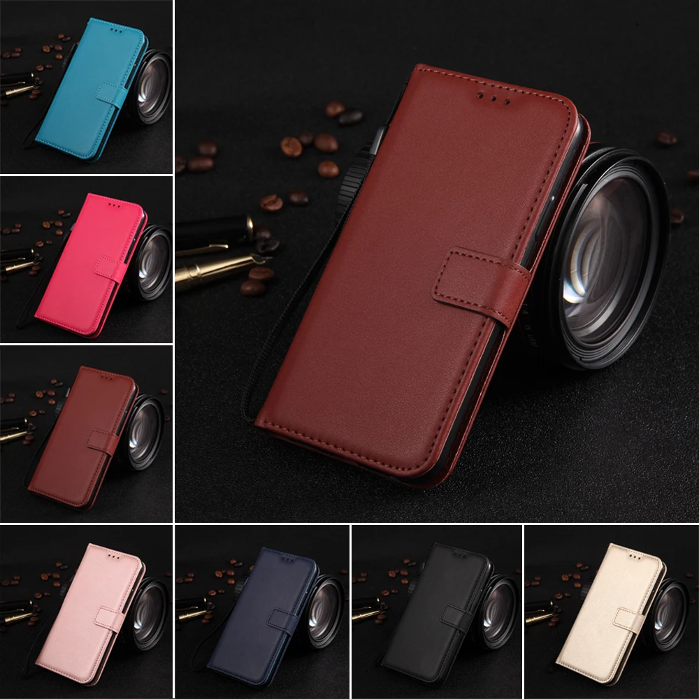 Leather Phone Case For Samsung Galaxy S9 S8 Plus S6 S7 Edge S5 S4 S3 Mini Grand Prime Note 9 8 5 Flip Wallet Card Holder Cover