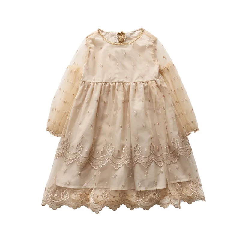 0-6 years High quality girl dress 2019 spring new fashion casual full sleeves kid children clothing princess dresses | Детская одежда и