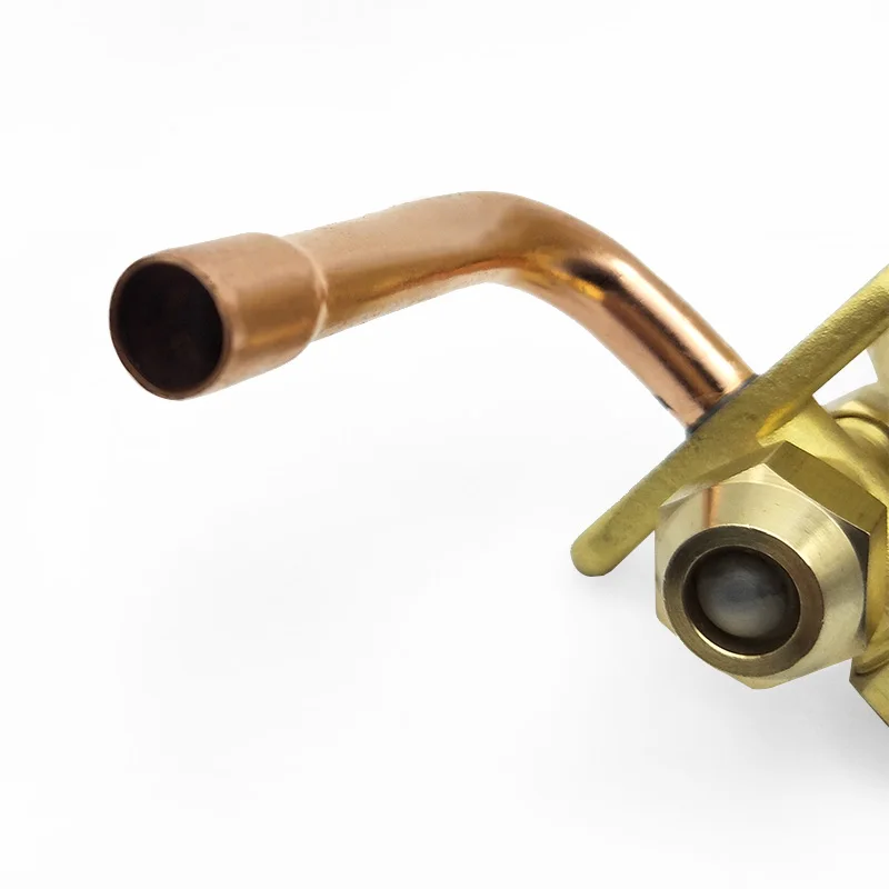 3-ходовой клапан высокого и низкого давления 3/8pt 10 мм латунный изгиб расклешенная