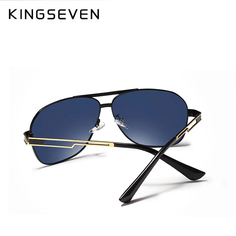 Мужские квадратные солнцезащитные очки KINGSEVEN дизайнерские поляризационные в
