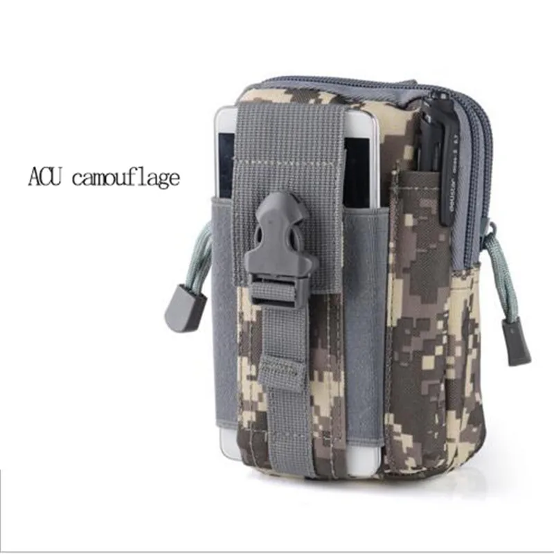 ACU Открытый инструмент bushcraft тактический Чехол Molle военный армейский рюкзак чехол для телефона Карманный рыболовный лагерь Поход Альпинизм Охота поясная Сумка EDC - Цвет: ACU