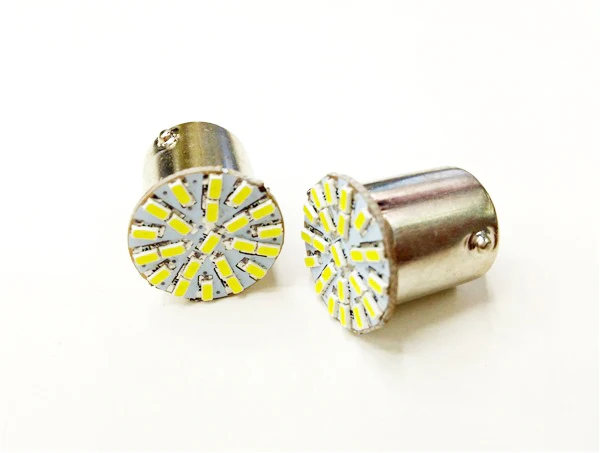 1 шт. 1156 SMD 3014 22 LED BA15S P21W Автомобильный задний боковой индикатор огни парковочная