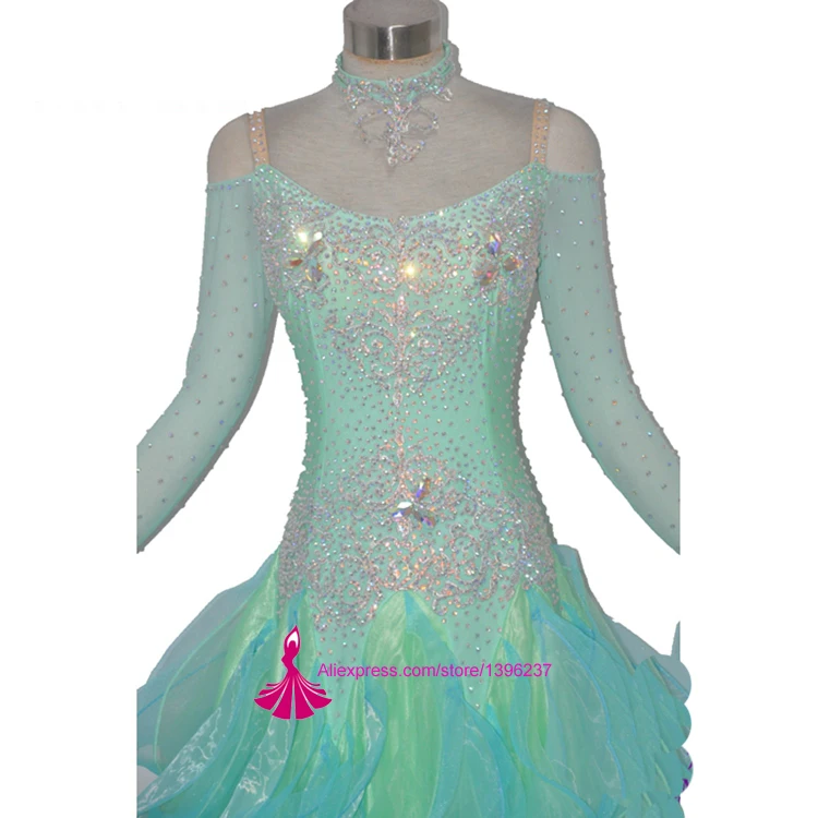 Бальные соревнования платье для взрослых высокое качество Вальс Танго