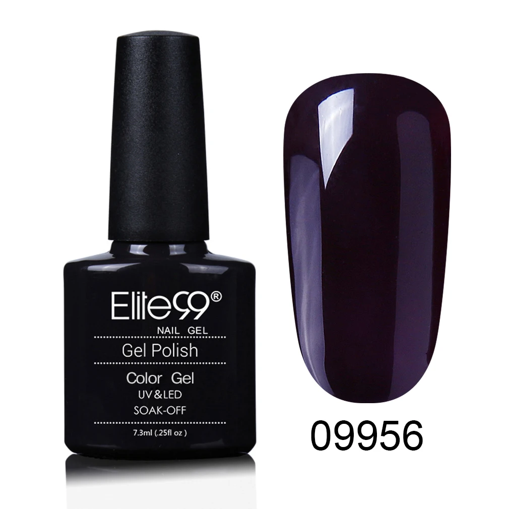 09956 Elite99 7,3 мл Гель-лак для ногтей чистый цвет дизайн ногтей маникюр замачиваемый Эмаль Гель-лак УФ-гель для ногтей лак - Цвет: 09956