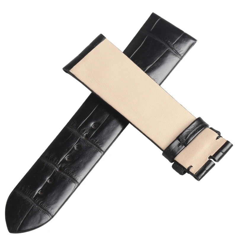 WENTULA waatchbans для Jaquet Droz J007030242 J007030241 кожа аллигатора/крокодил зерна