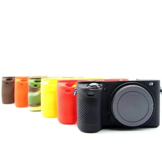 Красивая мягкая сумка для видеокамеры Sony A6500 Силиконовый Чехол резиновый корпус