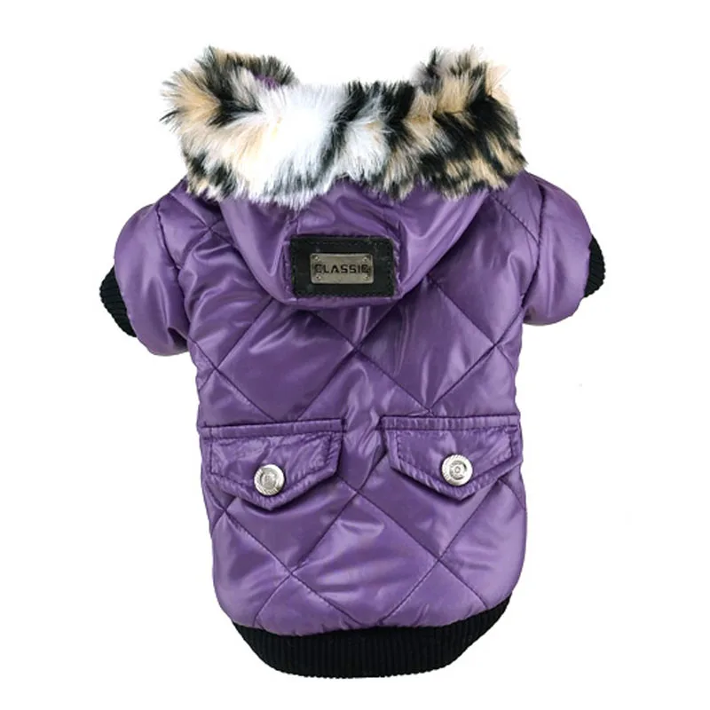 

Pet Dog Clothes for Small Dogs Waterproof Fabric Dog Coat Thickening Dog Jacket Super Warm Snow Coat Clothing For Pet Chihuahua
