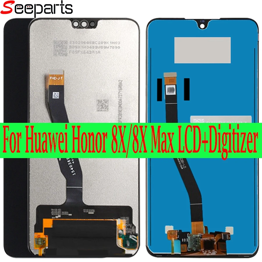 Для Huawei Honor 8X ЖК дисплей сенсорный экран дигитайзер JSN L22 L21 для HUAWEI MAX LCD Honor8X 8xmax AL00