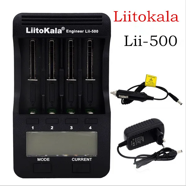 Светодиодный дисплей Liitokala lii 500 зарядное устройство для 1 2 В/3 7 В/4 25 в