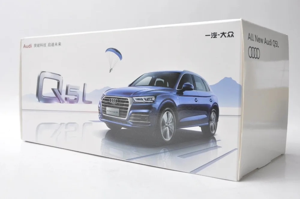 1:18 литая модель для Audi Q5L Q5 2018 красный новый внедорожник сплав игрушечный