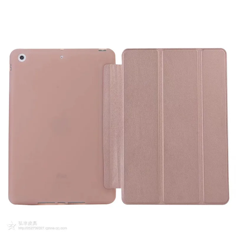 Чехол для iPad Mini 3 2 1 чехол из искусственной кожи силиконовая Мягкая задняя крышка с тройной подставкой Авто спящий смарт-чехол для iPad Mini2 Funda