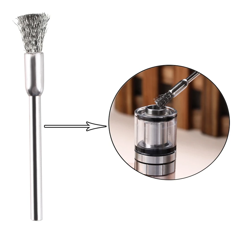 5 шт мм Стальная проволока Щетки Dremel Аксессуары Для шлифовальные вращающиеся