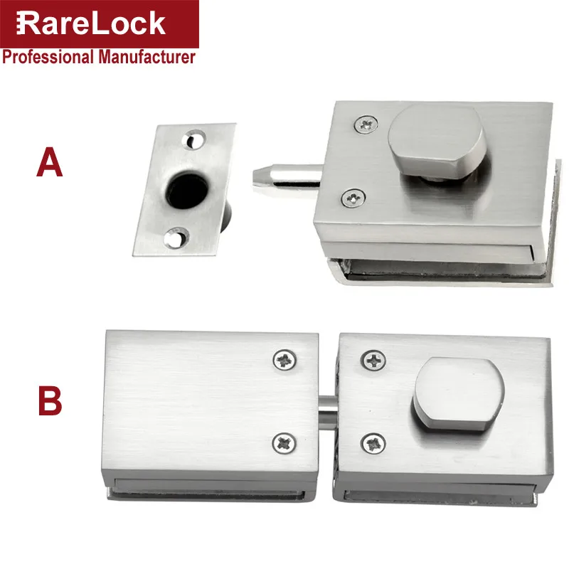 Rarelock стеклянная раздвижная дверь защелка замок для офиса отеля школы дома DIY аппаратные средства MMS489 ii