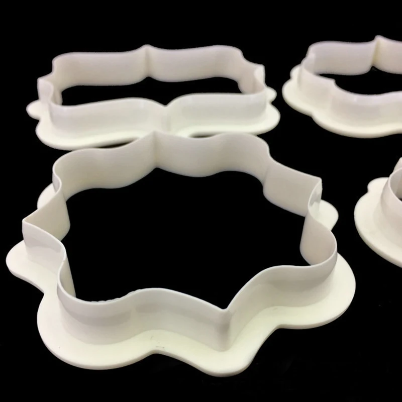 4 шт./компл. пластиковая рамка для еды форма доски объявлений DIY формы печенья и