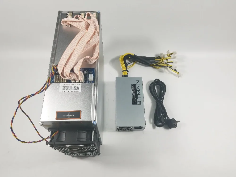 Asic ETH ETC Miner Antminer E3 190MH/S с битмайн APW3 1600W Ethash эфириум ETH Miner экономичный чем 6 8 GPU карт