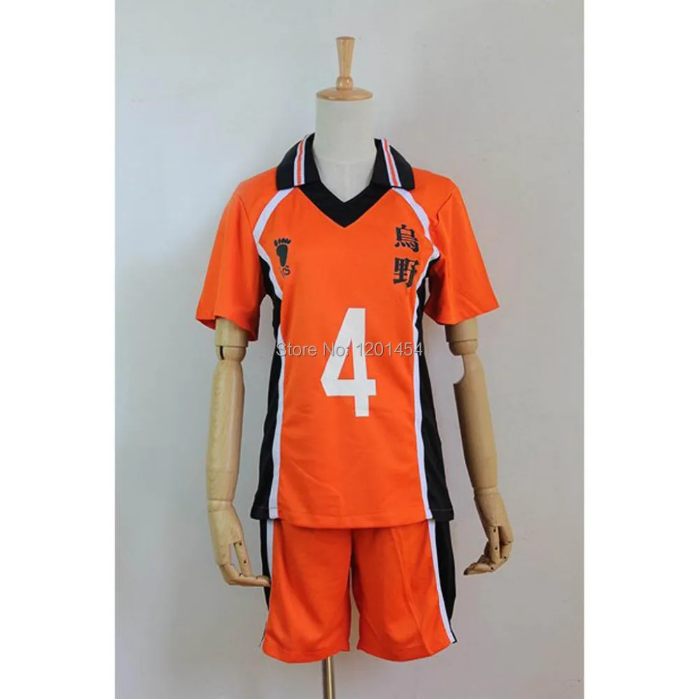 Haikyuu! Костюм для косплея Karasuno старшей школы волейбольный клуб Hinata Shyouyou спортивная