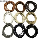 Круглые Вощеные шнурки 3 мм для платьев из ткани Оксфорд, шнурки для кроссовок и обуви унисекс, 60 см23,5 дюйма