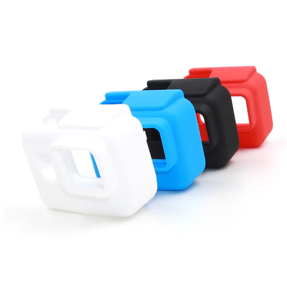 TELESIN Красный Мягкий силиконовый чехол корпус резиновый обложка для GoPro Hero 5 6