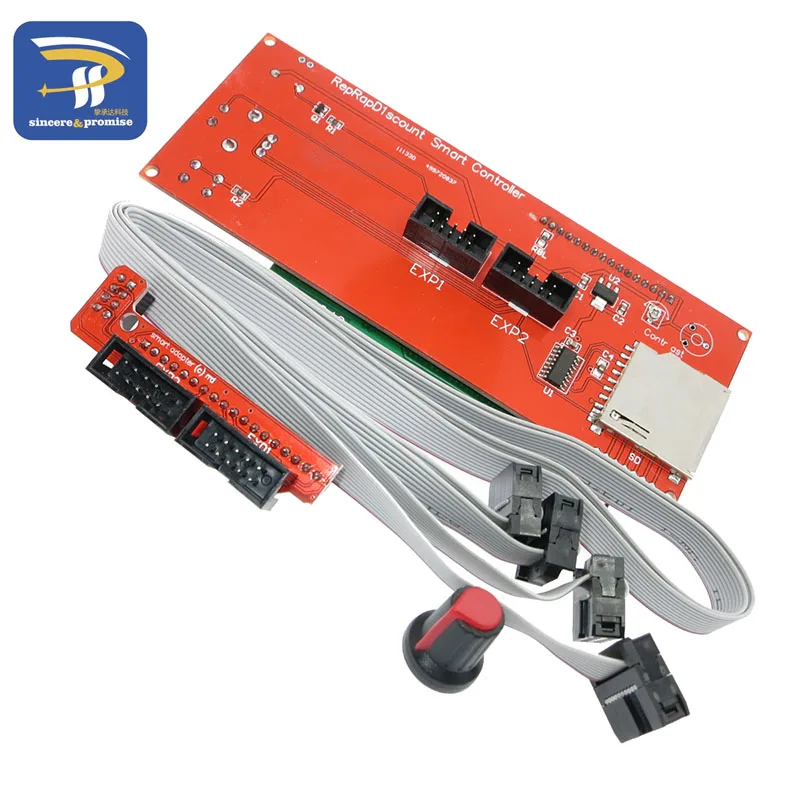 New products 2004 LCD Module Control for 3D Printer Reprap Smart Controller Ramps 1.4 with Anti-static bag | Электронные
