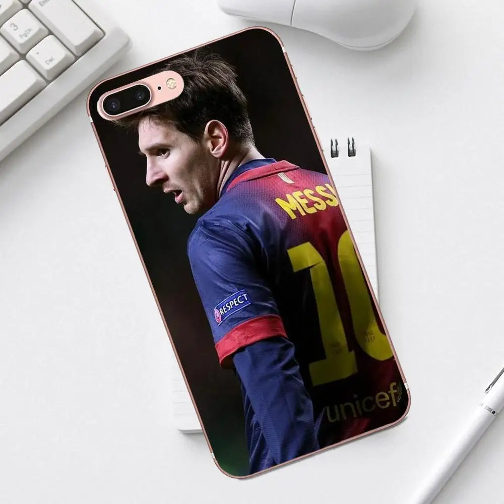 Футбол Спорт звезды мягкий TPU Live Love телефон для iPhone 4 4S 5 5C SE 6 6S 7 8 Plus X XS Max XR Galaxy A3 A5 J1