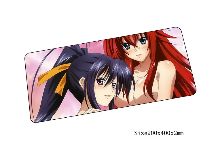 size900x400x2mm Коврик для мыши dxd для средней школы, коврик для мыши с блокировкой края, коврик для мыши, коврик для компьютерной мыши, Сексуальный игровой коврик для мыши для геймера, коврик для мыши с клавиатурой - Цвет: size900x400x2mm