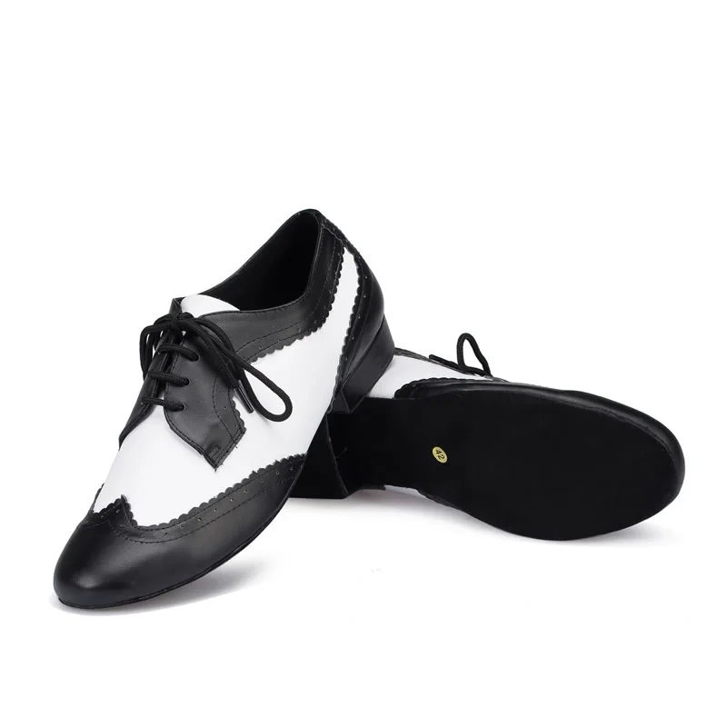 Мужские кроссовки обувь для латинских танцев кожаная спортивная Мужская с
