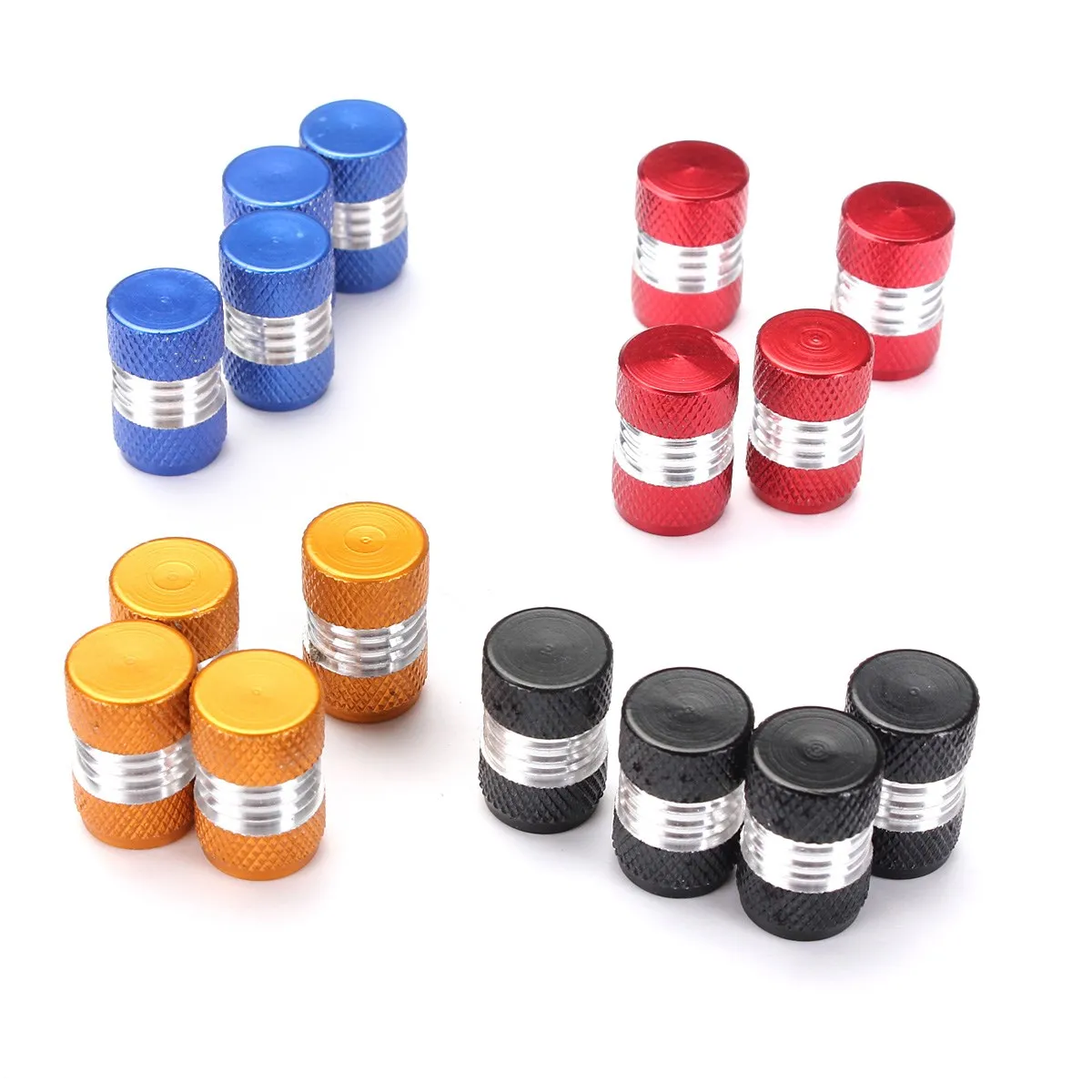 4Pcs Aluminum Alloy Car Truck Round Wheel Tire Valve Stem Cap Dust Cover 6 Color | Автомобили и мотоциклы